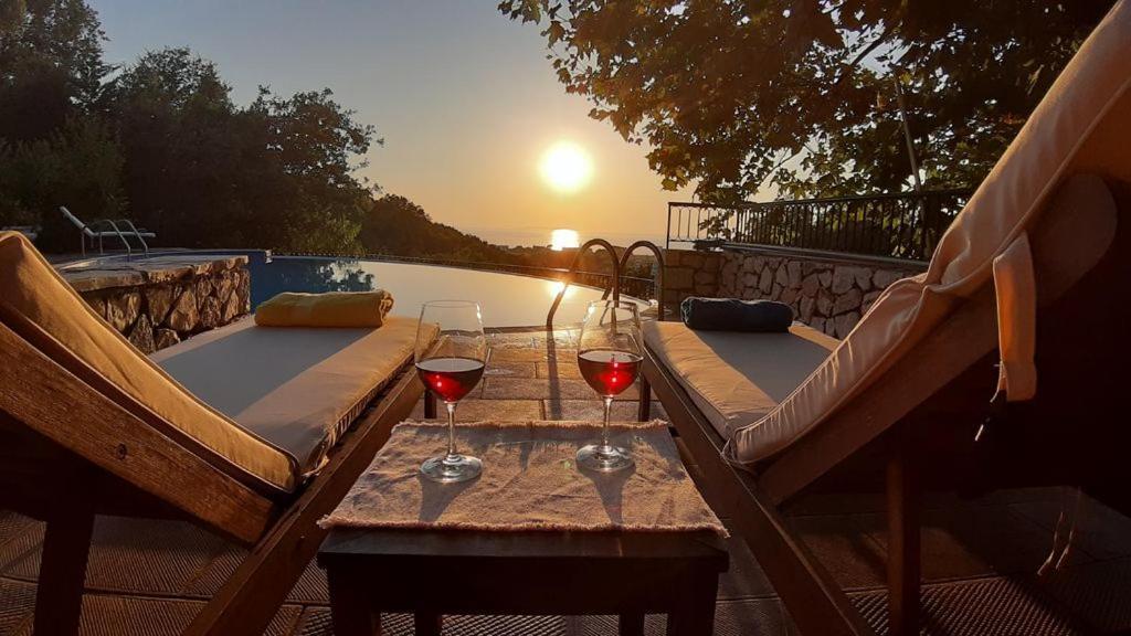 Villa Melenia Almiros Beach Esterno foto